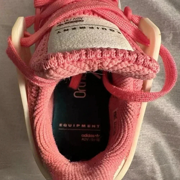 Adidas Originals EQT Support ADV J Pink White women's  shoes AC8421 sz 6 - Picture 4 of 6